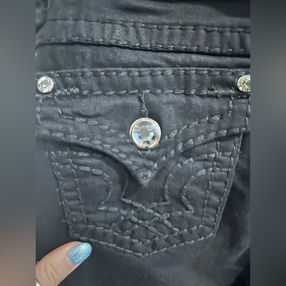 Jeweled Bootcut Jeans - Picture 9 of 12